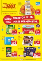 Netto Marken-Discount Prospekt für Erlangen mit 37 Seiten Netto Marken-Discount Prospekt für Erlangen: "EINER FÜR ALLES. ALLES FÜR GÜNSTIG.", 37 Seiten, 26.10.2020 - 31.10.2020
