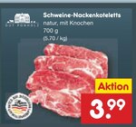 Aktuelles Schweine-Nackenkoteletts Angebot bei Netto Marken-Discount in Hamburg ab 3,99 €