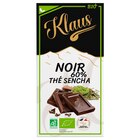 Tablette Chocolat Noir 60% The Vert Sencha Bio Klaus dans le catalogue Auchan Hypermarché