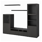TV-Möbel, Kombination schwarzbraun im Angebot bei IKEA in Finnentrop TV-Möbel, Kombination schwarzbraun Angebote von BESTÅ / LACK bei IKEA Finnentrop für 440,98 €