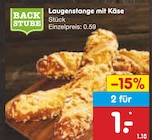 Laugenstange mit Käse Angebote von Backstube bei Netto Marken-Discount Arnsberg für 1,00 €
