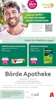 Aktueller mea - meine apotheke Prospekt "Unsere August-Angebote" für Magdeburg Aktueller mea - meine apotheke Prospekt für Magdeburg mit Seiten