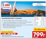 Aktuelles NILKREUZFAHRT & BADEN Angebot bei Netto Marken-Discount in Düsseldorf ab 799,00 €