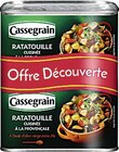 Ratatouille cuisinée à la Provençale - CASSEGRAIN à 4,50 € dans le catalogue Casino Supermarchés
