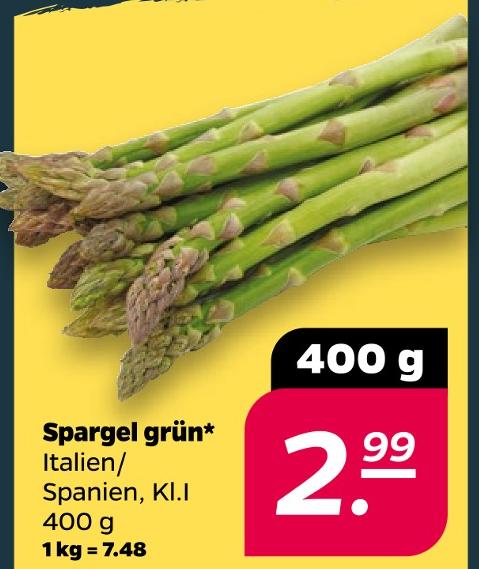 Spargel grün