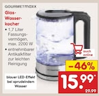 Glas-Wasserkocher im Angebot bei Netto Marken-Discount in Moers Glas-Wasserkocher Angebote von GOURMETmaxx bei Netto Marken-Discount Moers für 15,99 €