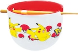- BOL À RAMEN AVEC BAGUETTES PIKACHU - POKÉMON en promo chez JouéClub La Roche-sur-Yon à 19,99 €
