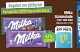 Schokolade im EDEKA Prospekt Schokolade von Milka im aktuellen EDEKA Prospekt für 1,11 €