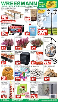 Wreesmann Prospekt der KW 40 "DEIN SAISON- & SONDERPOSTENMARKT!" Aktueller Wreesmann Prospekt "DEIN SAISON- & SONDERPOSTENMARKT!" Seite 1 von 8 Seiten