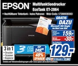 Multifunktionsdrucker EcoTank ET-2864 Angebote von EPSON bei expert Aschaffenburg für 129,00 €