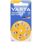 Piles pour appareils auditifs Varta 10 - Varta en promo chez Action Piles pour appareils auditifs Varta 10 - Varta dans le catalogue Action
