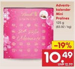 Adventskalender Mini Pralines Angebote bei Netto Marken-Discount Dresden für 10,49 €