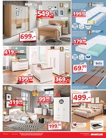 Bett im Segmüller Prospekt "Sitz Element Gratis" mit 6 Seiten (Ludwigshafen (Rhein))