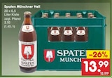 Münchner Hell Angebote von Spaten bei Netto Marken-Discount Hildesheim für 13,99 €