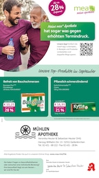 mea - meine apotheke Prospekt für Gangelt mit 4 Seiten mea - meine apotheke Prospekt für Gangelt: "Unsere September-Angebote", 4 Seiten, 01.09.2025 - 30.09.2025