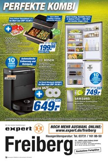 Kühlschrank im expert Prospekt "Top Angebote" mit 12 Seiten (Freiberg)