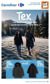 Promos Blouson dans le catalogue "Tex" de Carrefour à la page 1 Promos Blouson dans le catalogue "Tex" de Carrefour à la page 1