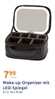 Make-up-Organizer mit LED-Spiegel Angebote bei Action Heidelberg für 7,99 €