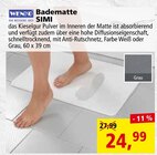 Carl Bremer GmbH & Co. KG Oldenburg - Badematte SIMI Angebot im Prospekt Badematte SIMI bei Carl Bremer GmbH & Co. KG im Oldenburg Prospekt für 24,99 €