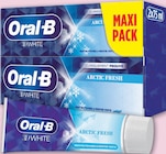 Dentifrice 3D White Arctic Fresh Menthe poivrée & menthe verte - ORAL B en promo chez Netto Dentifrice 3D White Arctic Fresh Menthe poivrée & menthe verte - ORAL B dans le catalogue Netto