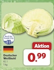 combi Diepholz - Deutscher Weißkohl Angebot im Prospekt Deutscher Weißkohl bei combi im Diepholz Prospekt für 0,99 €