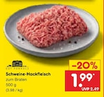 Netto Marken-Discount - Schweine-Hackfleisch Angebot im Prospekt Schweine-Hackfleisch bei Netto Marken-Discount im Prospekt "" für 1,99 €