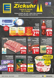 EDEKA Prospekt der Woche "Aktuelle Angebote" Seite 1, 30.06.2025 bis 05.07.2025 für Köln Aktueller EDEKA Prospekt "Aktuelle Angebote" Seite 1 von 24 Seiten für Köln