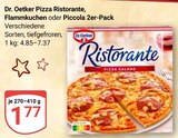Pizza Ristorante Angebote von Dr. Oetker bei GLOBUS Amberg für 1,77 €