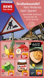 Aktueller REWE Prospekt mit Brötchen, "Dein Markt", Seite 1