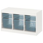 Aufbewahrung mit Boxen weiß/graublau von TROFAST im aktuellen IKEA Prospekt