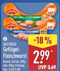 Geflügel-Fleischwurst im ALDI Nord Prospekt Geflügel-Fleischwurst von Gutfried im aktuellen ALDI Nord Prospekt für 2,99 €