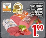 Sport-Salami im Angebot bei EDEKA in Augsburg Sport-Salami Angebote von Strohschwein bei EDEKA Augsburg für 1,99 €