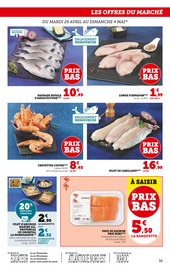 Crevettes Angebote im Prospekt "LES PRIX BAS SPÉCIAL PRODUITS U" von Hyper U Crevettes Angebote im Prospekt "LES PRIX BAS SPÉCIAL PRODUITS U" von Hyper U auf Seite 35