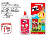 Alleskleber oder Klebestift 2 + 1 Multipack im Angebot bei GLOBUS in Halle Alleskleber oder Klebestift 2 + 1 Multipack Angebote von Pritt bei GLOBUS Halle für 1,99 €