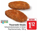 Aktuelle Steak Angebote bei Marktkauf in Ulm Aktuelles Feuerwehr-Steaks Angebot bei Marktkauf in Ulm ab 1,12 €