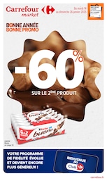 Carrefour Market Catalogue "BONNE ANNÉE BONNE PROMO", 56 pages, Condat, 14/01/2025 - 26/01/2025 Carrefour Market Catalogue "BONNE ANNÉE BONNE PROMO", 56 pages, Condat, 14/01/2025 - 26/01/2025