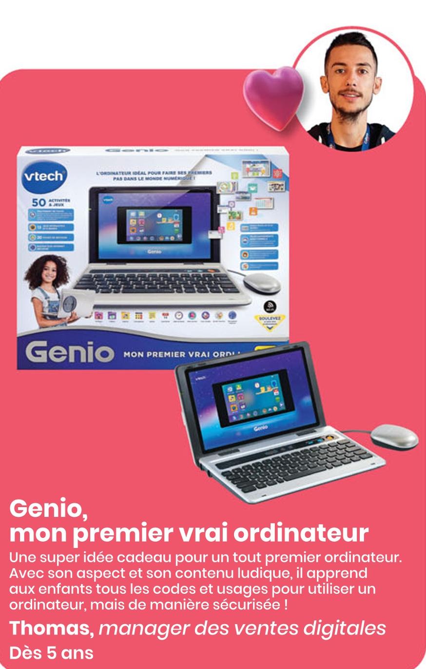 Promo Lexibook ordinateur éducatif bilingue chez Lidl
