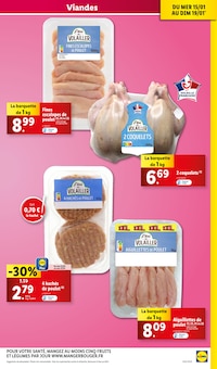 Promo Haché De Poulet dans le catalogue Lidl du moment à la page 7