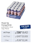 Energy Drink Angebote von Power Up bei Metro Nordhausen für 9,42 €