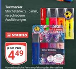 GLOBUS - Textmarker Angebot im Prospekt Textmarker bei GLOBUS im Prospekt "" für 4,49 €