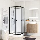 Cabine de douche d'angle avec mitigeur mécanique et douchette l. 80 x L. 80 x H. 200 cm, GoodHome Arkell - GoodHome en promo chez Castorama Metz à 229,00 €