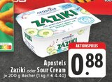 Zaziki oder Sour Cream Angebote von Apostels bei E center Aachen für 0,88 €