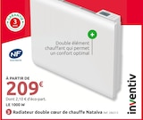 Promo Radiateur double cœur de chauffe Nataiva à 209,00 € dans le catalogue Mr.Bricolage à Saint-Gilles-Croix-de-Vie