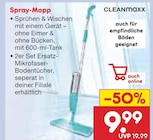 Spray-Mopp von CLEAN maxx im aktuellen Netto Marken-Discount Prospekt