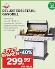 Aktuelles Deluxe Edelstahl-Gasgrill Angebot bei Marktkauf in Erlangen ab 299,99 €