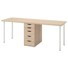 Schreibtisch weiß las./Eichenachbildung weiß im Angebot bei IKEA in Lahr Schreibtisch weiß las./Eichenachbildung weiß Angebote von LAGKAPTEN / ALEX bei IKEA Lahr für 139,98 €