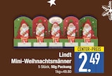 Mini-Weihnachtsmänner von Lindt im aktuellen EDEKA Prospekt für 2,49 €