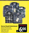 Herren-Flanell-Arbeitshemd Angebote von Canada bei famila Nordost Gifhorn für 6,66 €