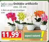 Orchidée artificielle - BELLA CASA en promo chez Norma Colmar à 11,99 €