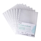 Lot de 100 pochettes perforées - SIMPL en promo chez Carrefour Lot de 100 pochettes perforées - SIMPL dans le catalogue Carrefour